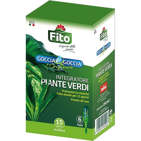 INTEGRATORE PER PIANTE VERDI FITO GOCCIA A GOCCIA 6X32ML