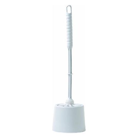 Toilet brush Toilet brush Toilet brush and toilet brush holder, Plastic, 368cm, blue (1/5)