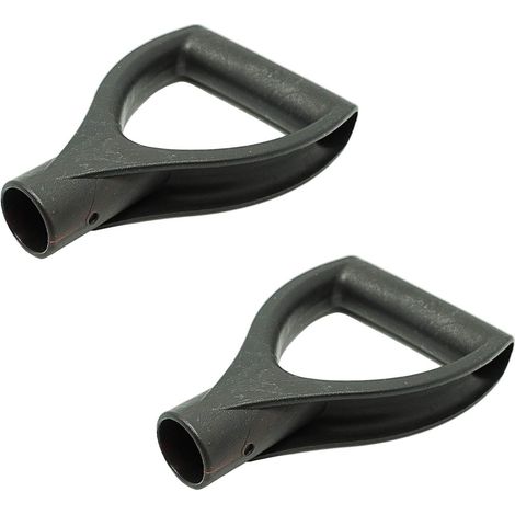 Mango en D de plástico de repuesto para jardín, mango en D de plástico para palas, mango de pala de nieve en forma de D, mango de repuesto para pala de nieve, accesorios de horquilla de pala, 30 mm, n (1/5)