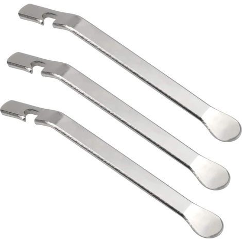 3PCS Démonte Pneu de Vélo Métal, Acier Inoxydable Levier Démonte Pneu Pelle, Demonte-pneus, Tyre Levers Bicycliste Outil de Réparation pour Retirer Le Pneus de Vélo, Pneu de vélo Outils (1/5)