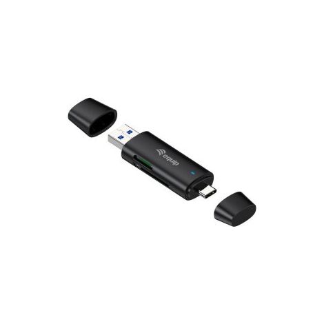 CARD READER EXTERNO EQUIP USB 3.2 DOBLE CONEXION USB-A & USB-C SD TF