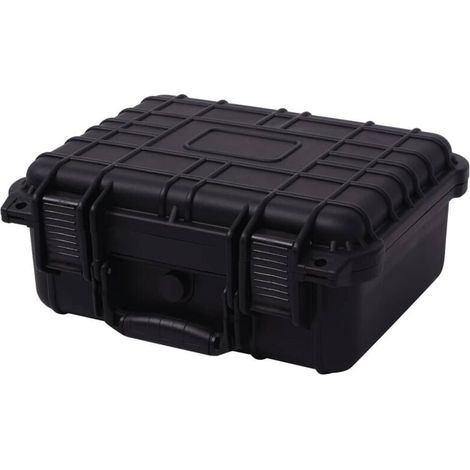 VURAHOME - Boîte de protection pour équipement 35 x 29,5 x 15 cm noir Noir (1/5)