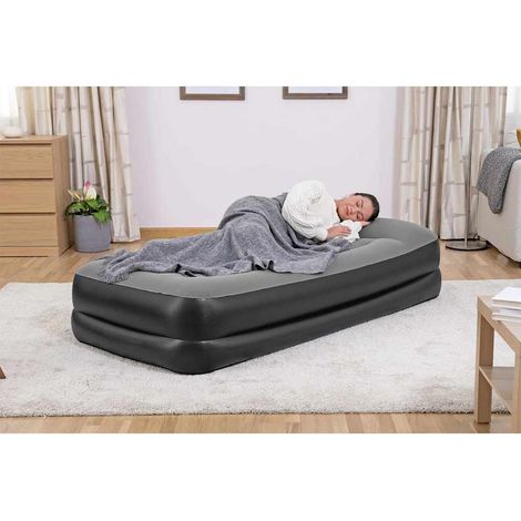 Bestway Lit gonflable floqué avec pompe à air intégrée 191x97x46 cm (1/5)