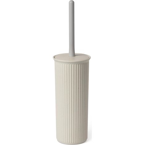 Brosse Toilettes WC, Balayette WC en Plastique, 9,5 x 9,5 x 39,5 cm (1/3)