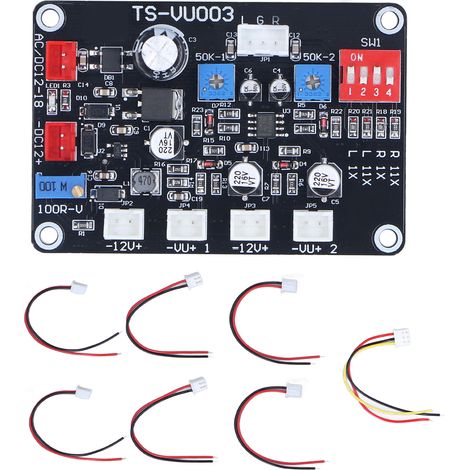 Panneau de commande VU mètre ajustable TS VU003 avec rétroéclairage, module pilote pour amplificateur DB, 100mA