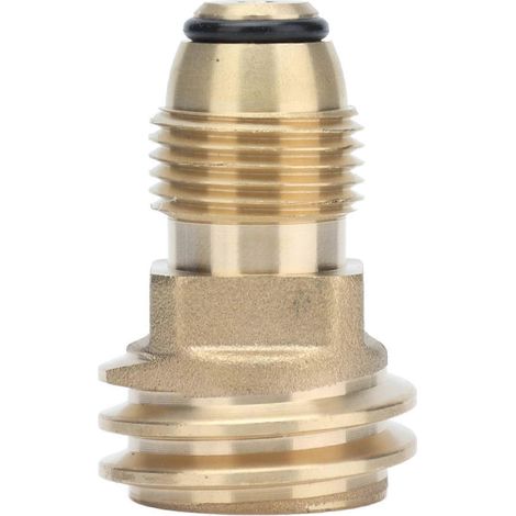 L'adaptateur de raccordement en laiton pour réservoir de gaz propane convertit la vanne de service POL des réservoirs de GPL en tuyau de type QCC1 1.