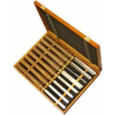 Faithfull - Coffret de 8 outils de tourneur PRO
