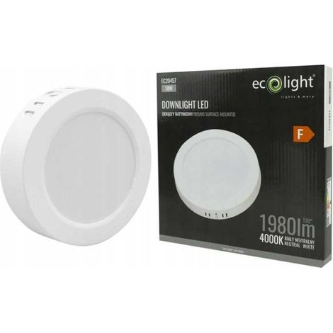 LED-Einbauleuchte N/T rund 18W 4000K weiß DL-1 (1/5)