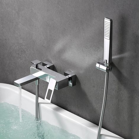 IMEX - grifo monomando ducha y bañera cromado