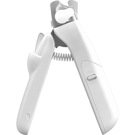Tondeuse à Ongles pour Animaux domestiques avec lumière LED pour Chats et Chiens et Griffes de toilettage Ensemble sûr, Pince Griffe avec Protection Anti Éclaboussures (1/5)