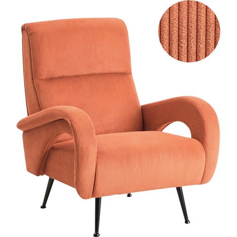 Sessel SVALOV Cord Orange (1/5)
