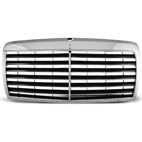 Grille calandre Mercedes classe E W124 de 01/1985 a 04/1993 chrome-27318136