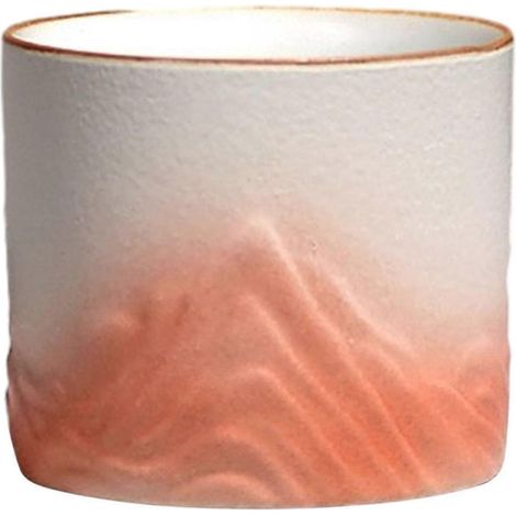 Tasse à thé en céramique pour thé en vrac, idéale pour infuser le thé, tasse de voyage Kung Fu, tasse à thé pour cafés et autres lieux de détente.-pink