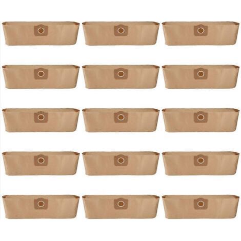 15 sacs à poussière pour aspirateur WD3 Premium 3300 M, 3200 WD3.500 P et 6959-130 (1/5)