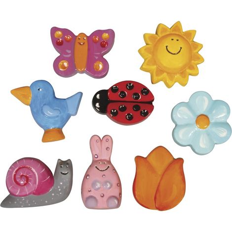 Moule plastique PE-LD: Motifs de printemps 8 motifs transparent, 36006000