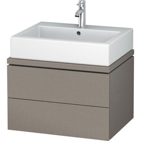 Duravit L-Cube Vanity Unit per console Larghezza 620 mm, profondità 477 mm, 2 cassetti, colorazione: Terra Opaco - LC580501414 (1/5)