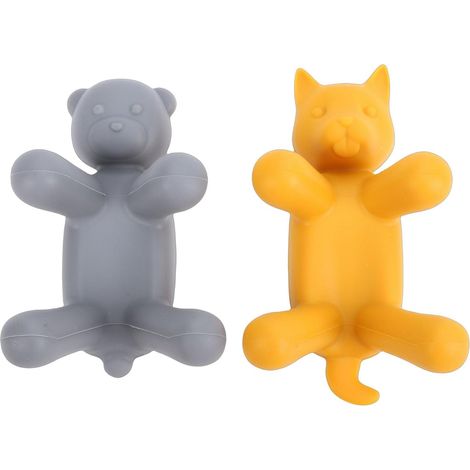 2 porte-éponges, silicone, pour drainage au bord de l’évier (1/5)