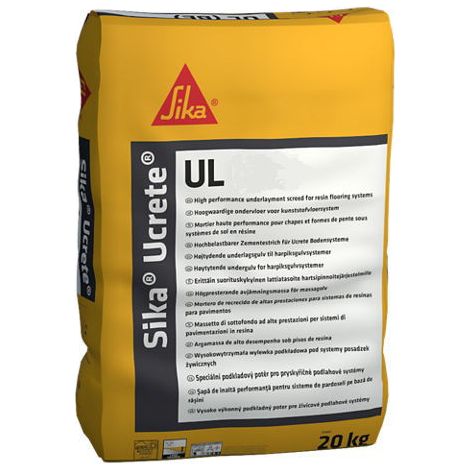 Sika® Ucrete® UL - Mortero de regularización para pavimentos Ucrete® - 20 kg Saco Gris hormigón