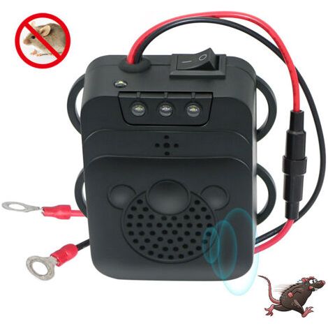Disuasor Ultrasónico con Luz LED, Protección para Coches y Hogar, 1 Unidad, 8,5 x 8,1 x 4,1 cm (1/4)