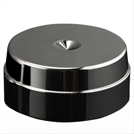 Stainless Steel Enceintes Spikes Feet Nonslip Rubber Base Damping Pad pour Superior Son Clarity 60mmx25mm (1/5)