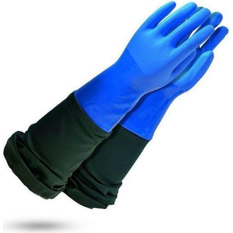 Gants de protection étanche long WETPRO - Taille 10 - Rostaing (1/2)