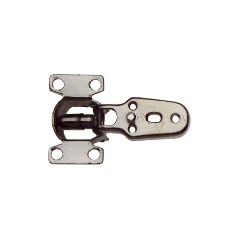 Cerniere con Piastrina e Vite Regolabili Collo Piano Foro Ø 35 mm 24 Pezzi