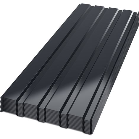 Wolketon 36er TrapezblEBh Dachplatten 0,25 mm, 115 x 45 cm, Anthrazit, Stahl, bis 18 m² (1/5)