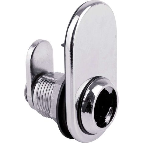 Mécanisme support serrure de porte en verre 2 vantaux épaisseur 4 - 14mm sans barillet verrou Meuble Armoire Vitrine Secrétaire Porte Sécurité Universel (1/2)