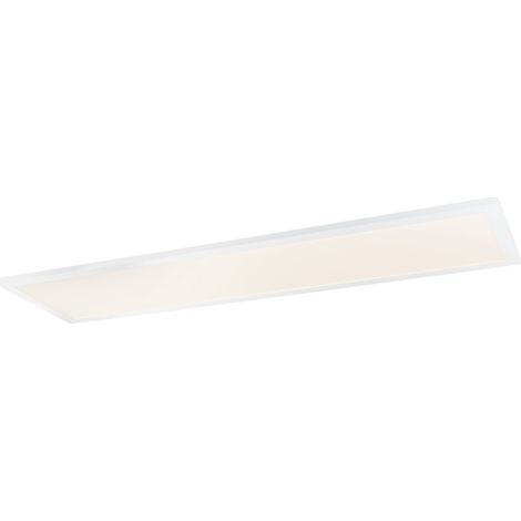 Globo Rosi Panneau LED blanc 120 x 30 cm, intensité variable 3 000-6 000 K, télécommande