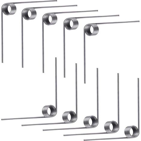 10 Pièces Ressort de Torsion, Ressort de Rappel, Diamètre du Fil 0,7mm, Diamètre Extérieur 4mm, 6 Tours, Angle 90°, Pour Réparations à Domicile (1/5)