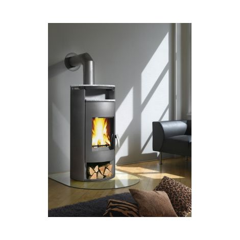 Kaminofen mit Speichersteinen 8KW, EEK: A