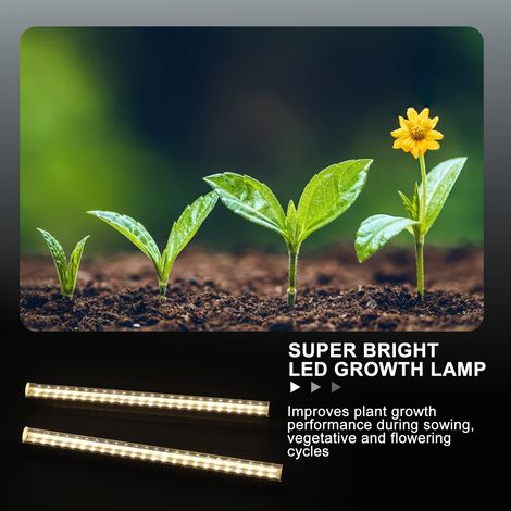 Lot de 2 lampes horticoles T5 (norme américaine, lumière chaude) (1/5)