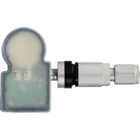 4 senzori presiune anvelope TPMS, senzori metal, ventil argintiu pentru Ford Fiesta Van 2014-2017