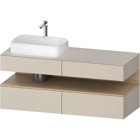 Duravit Collection One Meuble sous-vasque sur console, 2 tiroirs, (1/2)
