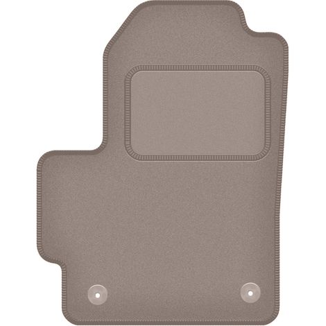 Fahrermatte aus Samt für: Daewoo Matiz Schrägheck (1997–2007), beige