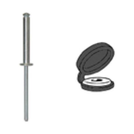 RESTAGRAF - Rivets rivets chapo® - 4998 - Ce produit de marque Restagraf est neuf.
