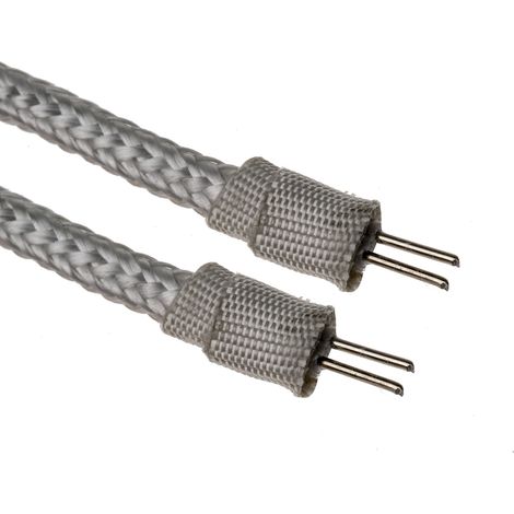 Cordons prolongateurs et thermocouples type K RS PRO, 20m, Non blindé, temp. max. +1200°C, gaine Fibre céramique ( Prix pour Bobine de 20 Mètres ) (1/2)