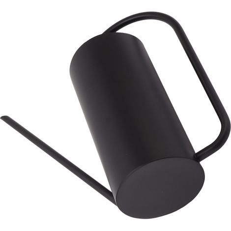 Arrosoir pour plantes, bec Long, bouilloire de grande capacité de 1500ml, Pot en acier inoxydable, fournitures de jardinage, noir