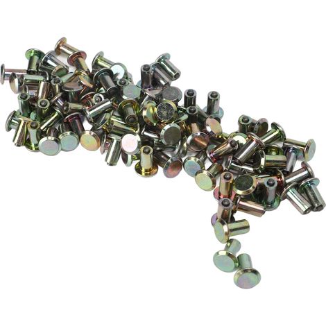 Lot de 100 crampons antidérapants universels galvanisés pour pneus de SUV et chariots élévateurs. (1/5)