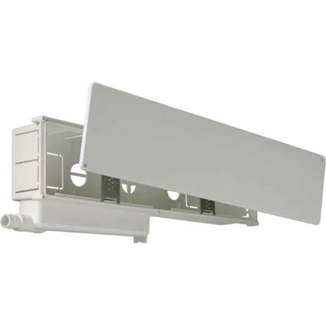 VASCHETTA INCASSO SCARICO CONDENSA PER CLIMATIZZATORE CONDIZIONATORE CON SIFONE INCORPORATO MODELLO - DIMENSIONI:(LXHXP): 450X100X65 MM