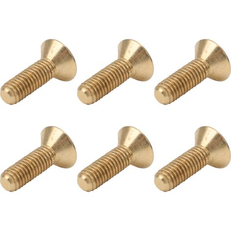 Lot de 50 vis à tête fraisée M3 x 10 mm, cuivre pur, six pans creux, visserie plate industrielle, quincaillerie de précision. (1/5)