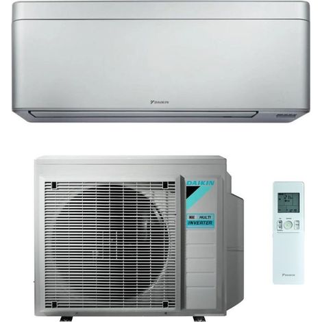 Daikin Climatizzatore Monosplit Stylish Total Silver 12000 btu FTXA35CS Inverter R-32 Wi-Fi Integrato Classe A+++
