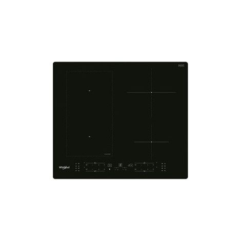 Whirlpool – Plaque induction 4 foyers 7200W – Zone modulable FlexiCook – Encastrable 59,8 cm x 51,8 cm – Commandes tactiles frontales - WLB5860AL