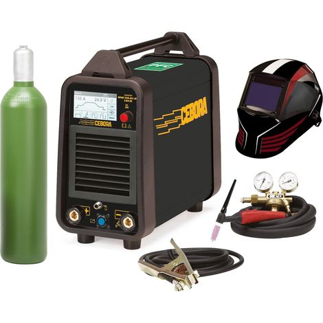 Profi WIG-AC-DC-Schweißinverter 'PFC' WIN TIG 'AC-DC' 180 M - Plug & Play-SET (1/2)