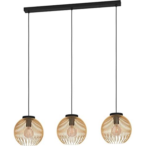 Lampada sospesa Venezuela E27 3x40W L: 93,5 cm B: 23,5 cm H: 110 cm Dimmabile (1/4)