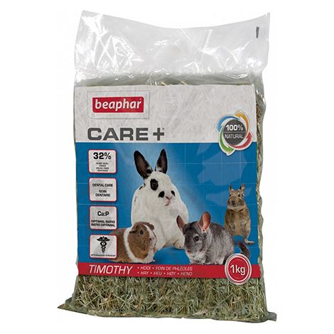 Behark Hay Soins naturels + Food Timothe pour lapins et rongeurs, 1 kg