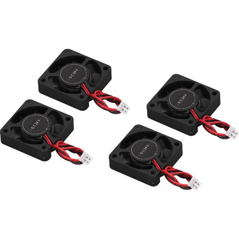4 Ventilateurs de Refroidissement 24V DC pour Imprimante 3D, Extrudeur et Hot End, Sans Balais (1/5)