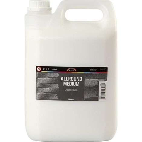 Médium universel - A-Color - 5 L - Vernis et colle - Résistant à l'eau - Pour adultes