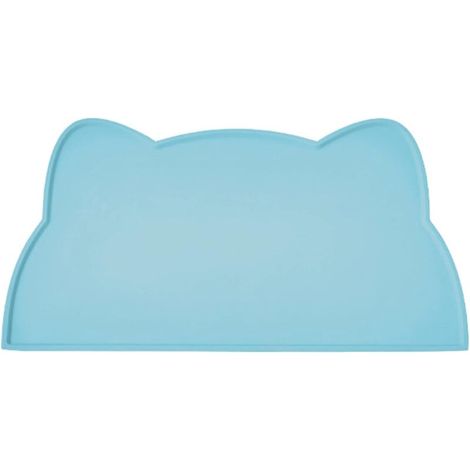 Tapis de gamelle antidérapant en silicone pour chats et chiens, imperméable