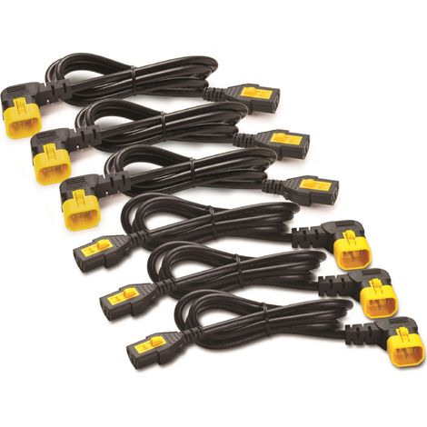 APC C13 - C14 (90 Deg), 1.8m, 6-pack Noir, Jaune 1,83 m Coupleur C13 Coupleur C14 (1/2)